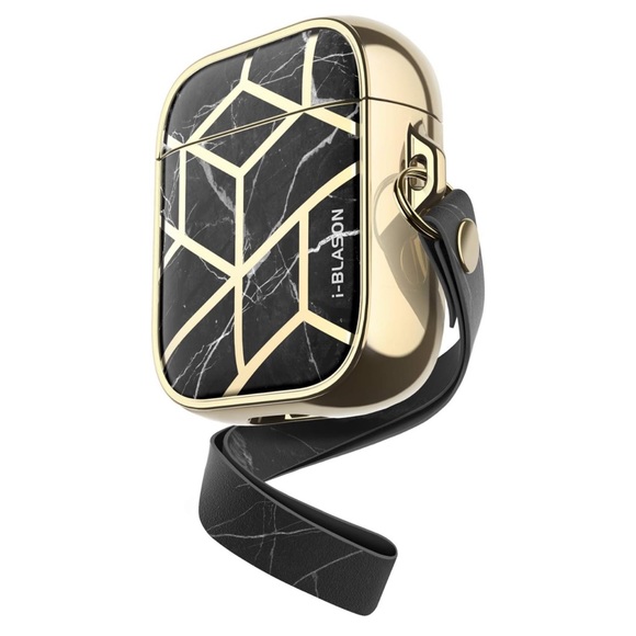 i-Blason Cosmo Series Case for Apple AirPods 1st/2nd (Black) - Picture 1 of 10